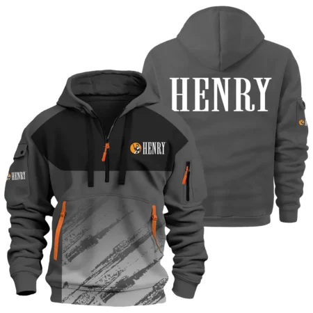 Henry Repeating Arms Exclusive Logo Hoodie Half Zipper OUHU3DHHZ04HAZ