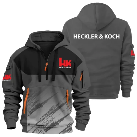 Heckler & Koch Exclusive Logo Hoodie Half Zipper OUHU3DHHZ04HKZ