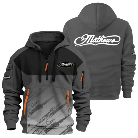 Mathews Archery Exclusive Logo Hoodie Half Zipper OUHU3DHHZ04MAZ