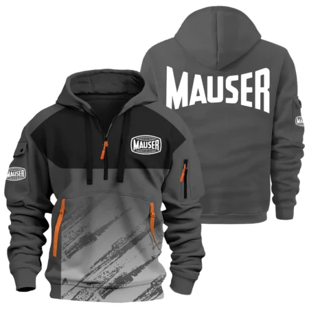 Mauser Exclusive Logo Hoodie Half Zipper OUHU3DHHZ04MSZ