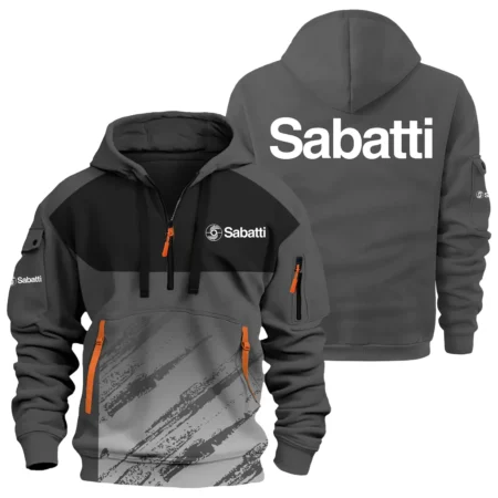 Sabatti Exclusive Logo Hoodie Half Zipper OUHU3DHHZ04SBZ