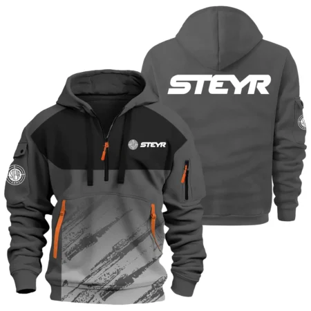 Steyr Exclusive Logo Hoodie Half Zipper OUHU3DHHZ04STZ
