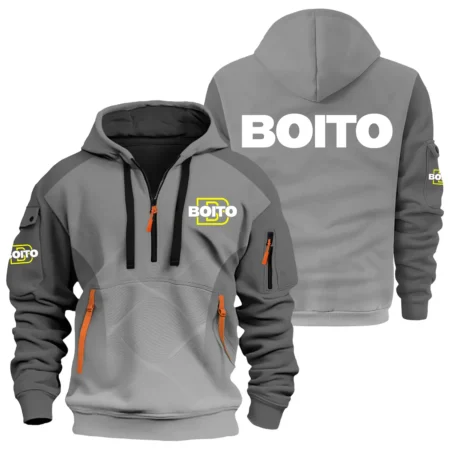 E.R. Amantino Exclusive Logo Hoodie Half Zipper OUHU3DHHZ05ERZ