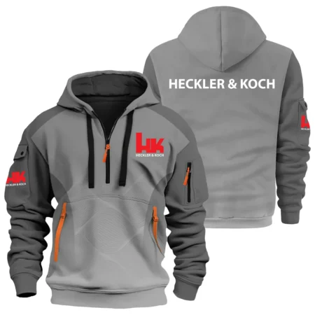 Heckler & Koch Exclusive Logo Hoodie Half Zipper OUHU3DHHZ05HKZ