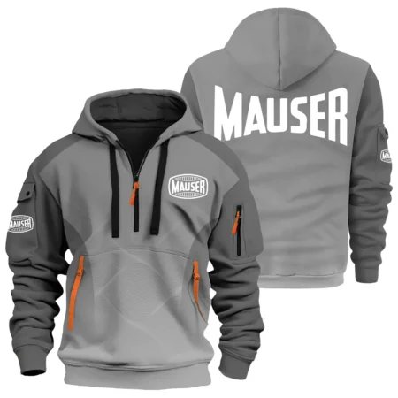 Mauser Exclusive Logo Hoodie Half Zipper OUHU3DHHZ05MSZ