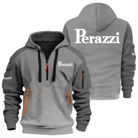 Perazzi Exclusive Logo Hoodie Half Zipper OUHU3DHHZ05PRZ