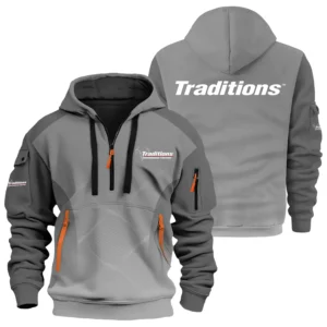 A.Uberti Exclusive Logo Hoodie Half Zipper OUHU3DHHZ05AUZ