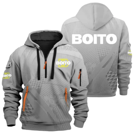 E.R. Amantino Exclusive Logo Hoodie Half Zipper OUHU3DHHZ07ERZ