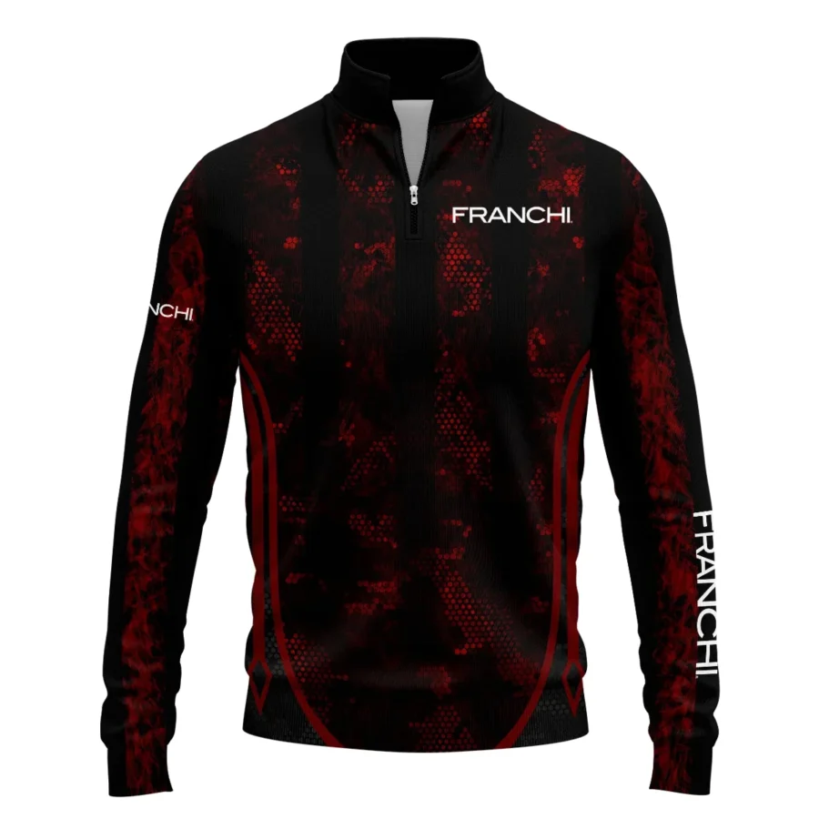 Franchi Exclusive Logo Quarter-Zip Sweatshirt OUHUQZJ010815FCZ