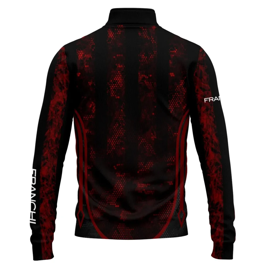 Franchi Exclusive Logo Quarter-Zip Sweatshirt OUHUQZJ010815FCZ