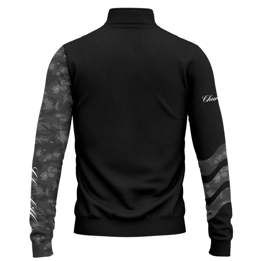 Churchill Exclusive Logo Quarter-Zip Sweatshirt OUHUQZJ020815CCZ