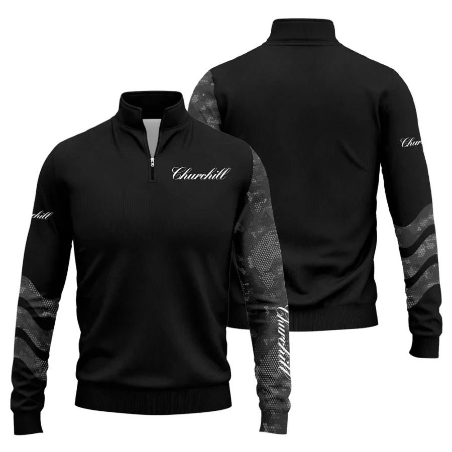 Churchill Exclusive Logo Quarter-Zip Sweatshirt OUHUQZJ020815CCZ