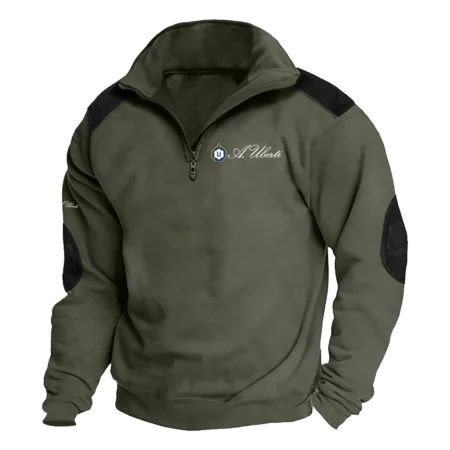 A.Uberti Exclusive Logo Tactical Quarter-Zip Sweatshirt OUHSCSU0815AUZ