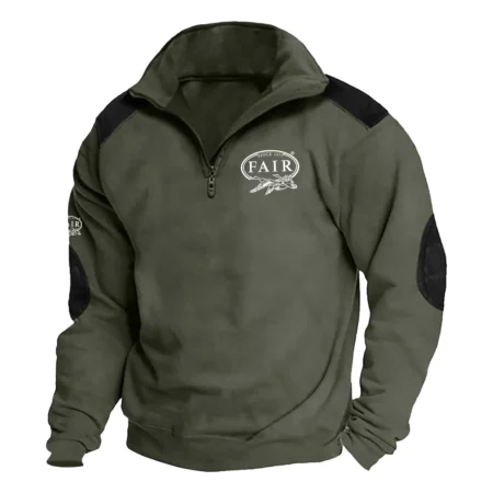 Fair Exclusive Logo Tactical Quarter-Zip Sweatshirt OUHSCSU0815FIZ