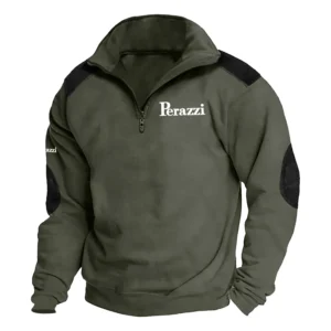 Perazzi Exclusive Logo Short Sleeve Camp Collar Shirt OUHUHWS081506PRZ