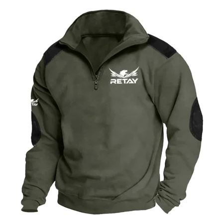 Retay Exclusive Logo Tactical Quarter-Zip Sweatshirt OUHSCSU0815REZ