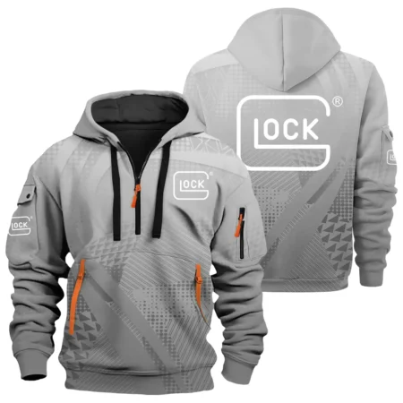 Glock Exclusive Logo Hoodie Half Zipper OUHU3DHHZ07GOZ