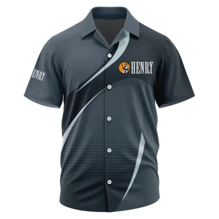 Henry Repeating Arms Exclusive Logo Short Sleeve Camp Collar Shirt OUHUHWS081501HAZ