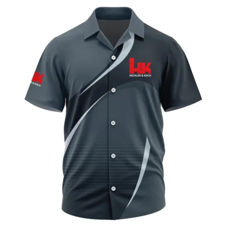 Heckler & Koch Exclusive Logo Short Sleeve Camp Collar Shirt OUHUHWS081501HKZ