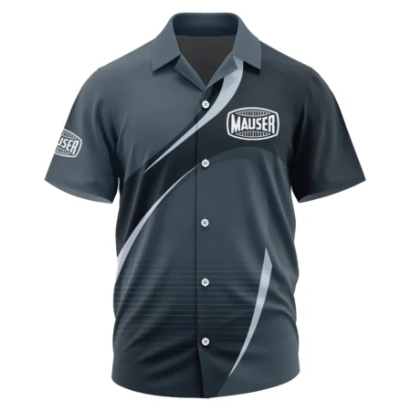 Mauser Exclusive Logo Short Sleeve Camp Collar Shirt OUHUHWS081501MSZ