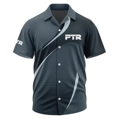 PTR Industries Exclusive Logo Short Sleeve Camp Collar Shirt OUHUHWS081501PTZ