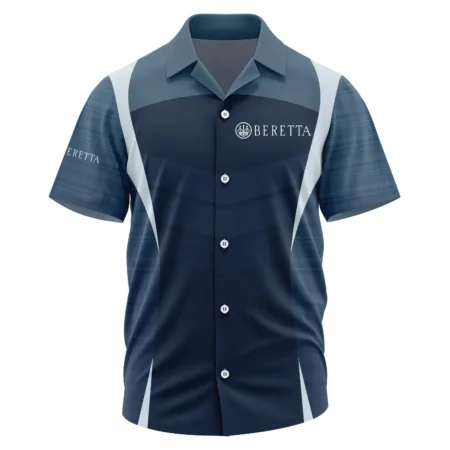 Beretta Exclusive Logo Short Sleeve Camp Collar Shirt OUHUHWS081503BEZ