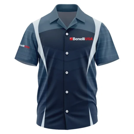 Benelli USA Exclusive Logo Short Sleeve Camp Collar Shirt OUHUHWS081503BUZ