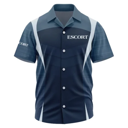 Escort Exclusive Logo Short Sleeve Camp Collar Shirt OUHUHWS081503ESZ