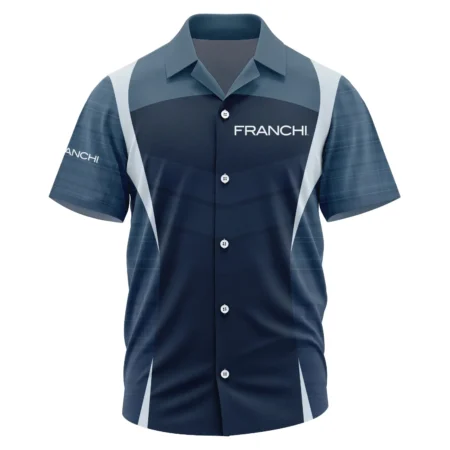 Franchi Exclusive Logo Short Sleeve Camp Collar Shirt OUHUHWS081503FCZ