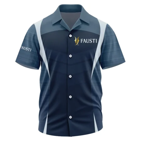 Fausti Exclusive Logo Short Sleeve Camp Collar Shirt OUHUHWS081503FSZ