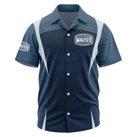 Mauser Exclusive Logo Short Sleeve Camp Collar Shirt OUHUHWS081503MSZ