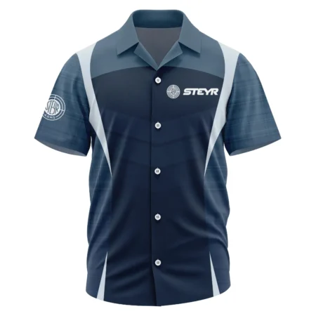 Steyr Exclusive Logo Short Sleeve Camp Collar Shirt OUHUHWS081503STZ