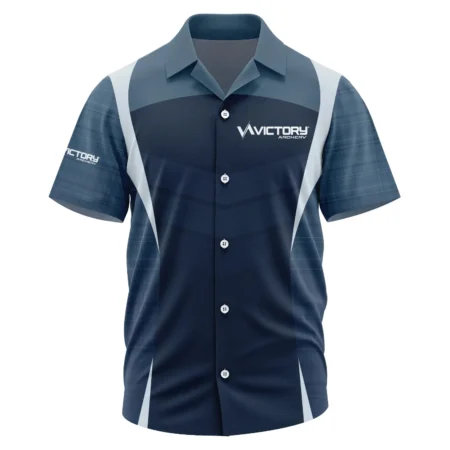 Victory Archery Exclusive Logo Short Sleeve Camp Collar Shirt OUHUHWS081503VAZ