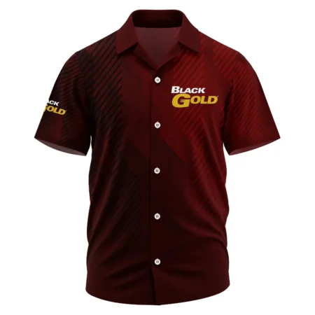 Black Gold Sights Exclusive Logo Short Sleeve Camp Collar Shirt OUHUHWS081506BDZ