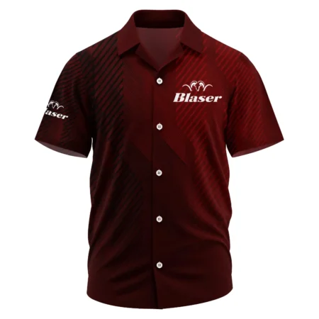 Blaser Exclusive Logo Short Sleeve Camp Collar Shirt OUHUHWS081506BSZ