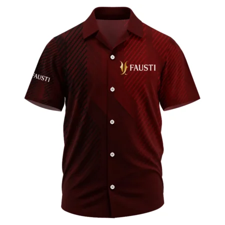 Fausti Exclusive Logo Short Sleeve Camp Collar Shirt OUHUHWS081506FSZ