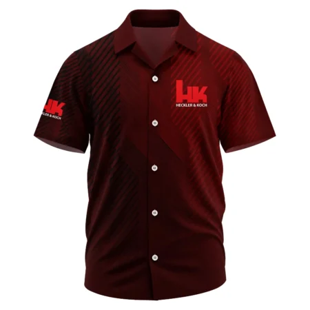 Heckler & Koch Exclusive Logo Short Sleeve Camp Collar Shirt OUHUHWS081506HKZ