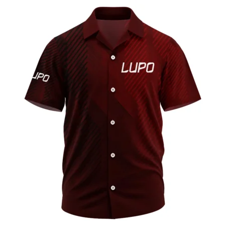 Lupo by Benelli Exclusive Logo Short Sleeve Camp Collar Shirt OUHUHWS081506LBZ