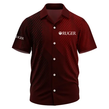 Ruger Exclusive Logo Short Sleeve Camp Collar Shirt OUHUHWS081506RGZ