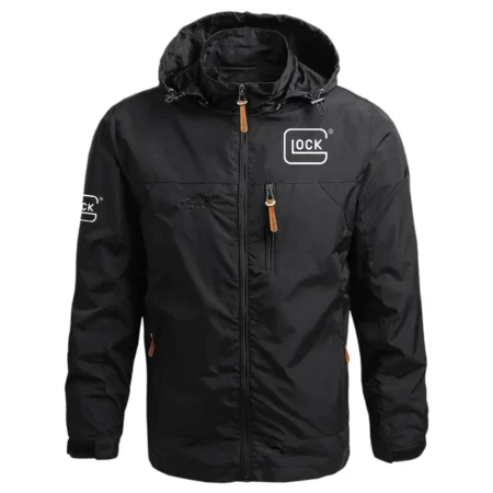 Glock Exclusive Logo Waterproof Outdoor Jacket Detachable Hood OUHUWOJ0815GOZ