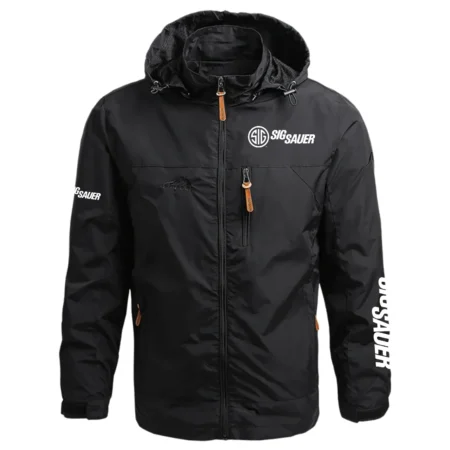 SIG Sauer Exclusive Logo Waterproof Outdoor Jacket Detachable Hood OUHUWOJ0815SSZ