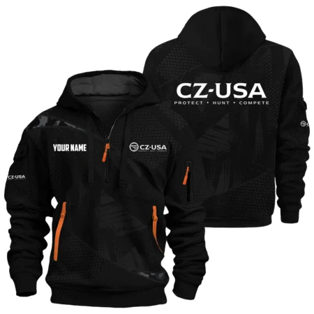 CZ-USA Exclusive Logo Hoodie Half Zipper OUHU3DHHZ12CZZ