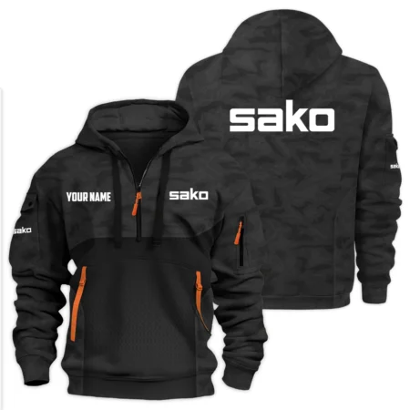 Sako Exclusive Logo Hoodie Half Zipper HTHHZ09SKZ