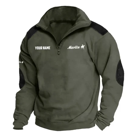 Marlin Exclusive Logo Tactical Quarter-Zip Sweatshirt OUHUSCSC0815MRZ