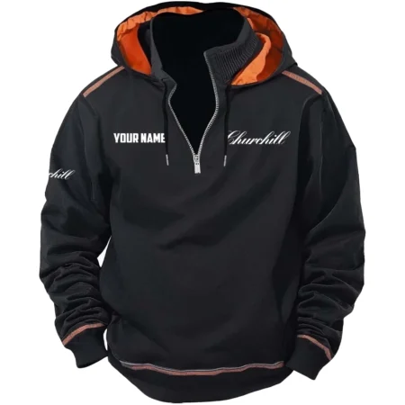 Churchill Exclusive Logo Tactical Hooded Sweatshirt OUHUCBHS0815CCZ