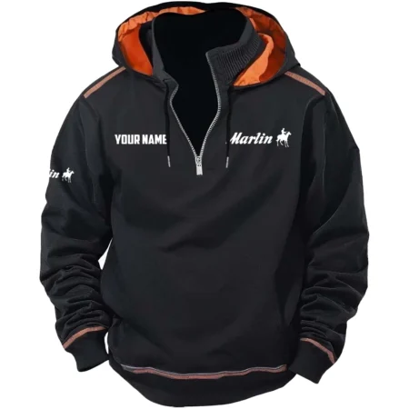 Marlin Exclusive Logo Tactical Hooded Sweatshirt OUHUCBHS0815MRZ