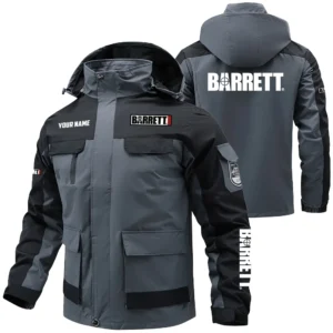 Benelli Exclusive Logo Water Resistant Outdoor Jacket Detachable Hood OUHUV203A0815BLZ Benelli Exclusive Logo Water Resistant Outdoor Jacket Detachable Hood OUHUV203A0815BLZ