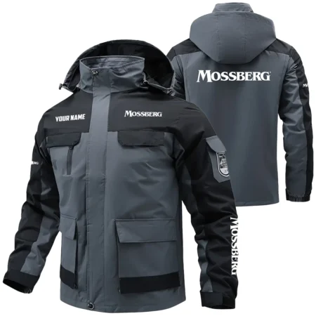 Mossberg Exclusive Logo Water Resistant Outdoor Jacket Detachable Hood OUHUV203A0815MBZ