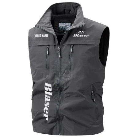 Blaser Exclusive Logo Multi-Pocket Sleeveless Vest OUHUV2100815BSZ