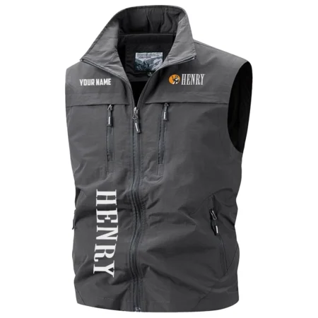 Henry Repeating Arms Exclusive Logo Multi-Pocket Sleeveless Vest OUHUV2100815HAZ